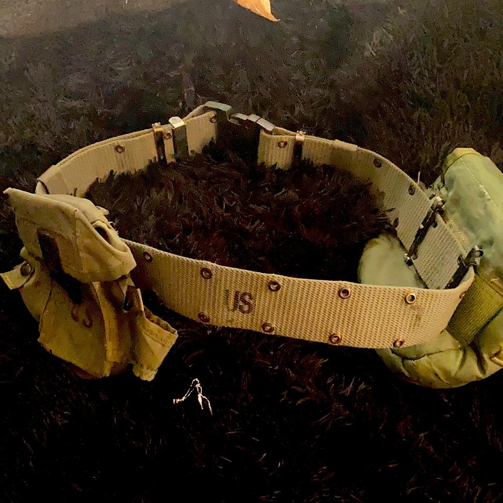 US Army field gear duty belt